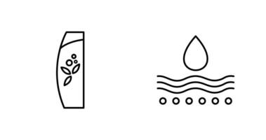 Natural and Moisture Icon vector