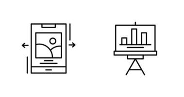 Swipe and Finance Icon vector