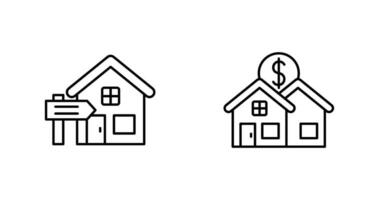Rent and Residential Icon vector