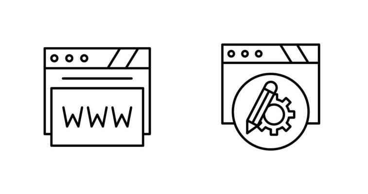 Setting and Web Browser Icon