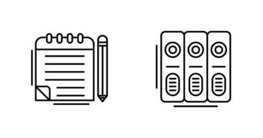 Notepad and Document Icon vector