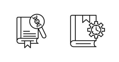 Genetics and Duration Icon vector
