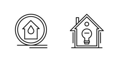 Fire Alarm and Home Automation Icon vector