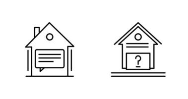 Message and Unknown Icon vector