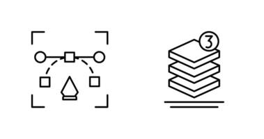 vector and layer Icon