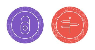 do not disturb and directions  Icon vector