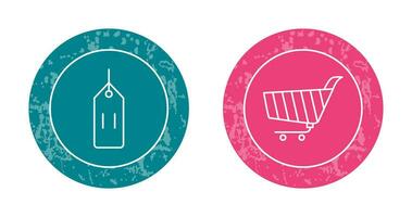 deals and shopping cart Icon vector