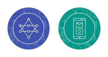 Networks and Mobile Applications Icon vector