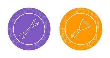 Spanner and Spatula Icon vector