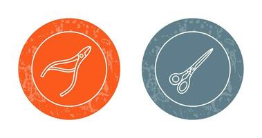 Nippers and Scissors Icon vector