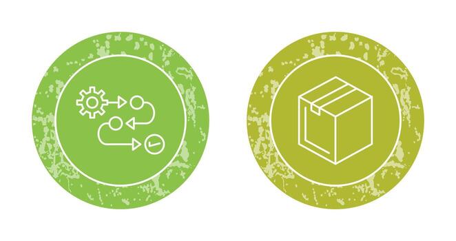 Process and Package Icon vector