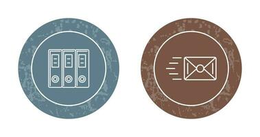 Document and Envelope Icon vector