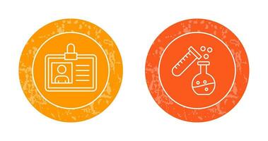 Identity and Lab Icon vector