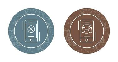 Block and Game Icon vector