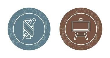 Needle and Easel Icon vector