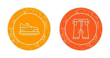 Shoes and Pants Icon vector