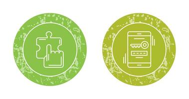 Quick Selection and One Time Password Icon vector