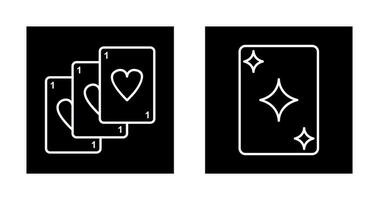 Deck of Card and Card Icon vector