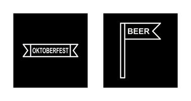 Oktoberfest Banner and Signboard Icon vector
