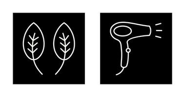 hierba y pelo eliminación icono vector