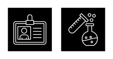 Identity and Lab Icon vector