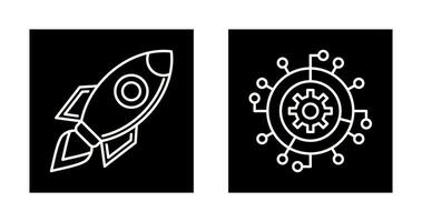 Launch and Progress Icon vector