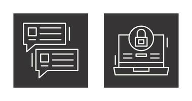 Lock and Project Consulting Icon vector