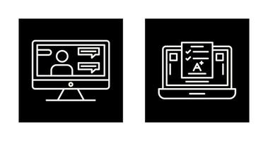 Internet and Scores Icon vector