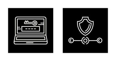 Password and Vpn Icon vector