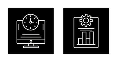 Productivity and Online Time Icon vector