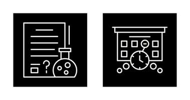 Hypothsis and Deadline Icon vector