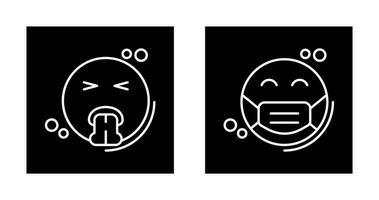 Vomit and Mask Icon vector