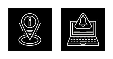 location and notification Icon vector