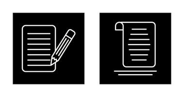 checklist and document  Icon vector