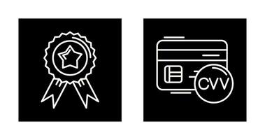 Badge and Code Icon vector