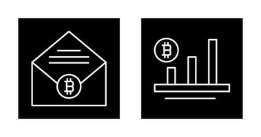 Mail and Chart Icon vector