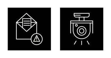 Spam and Security Camera Icon vector