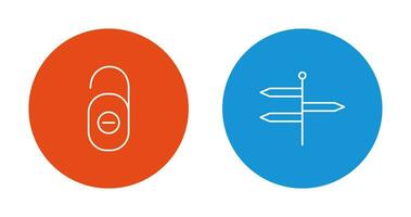 do not disturb and directions  Icon vector