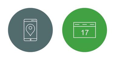 Gps Service and Event Management Icon vector