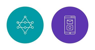 Networks and Mobile Applications Icon vector