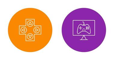 Gaming Control and Online Games Icon vector