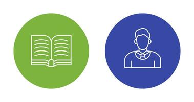 Book and Judge Icon vector