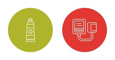 Ointment and Blood Icon vector