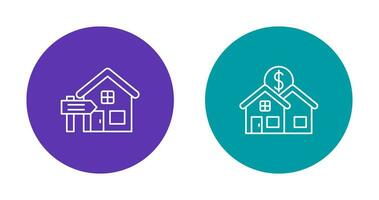 Rent and Residential Icon vector