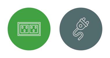 Socket and Plug Icon vector