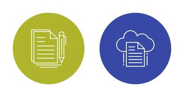 Document and File Icon vector