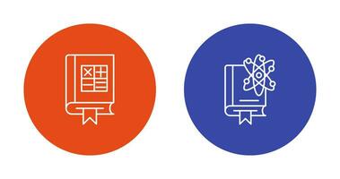 matemáticas y Ciencias icono vector