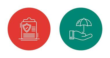 Policy and Protection Icon vector