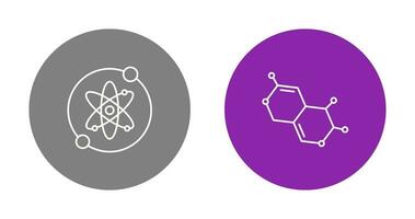 Proton and Molecule Icon vector
