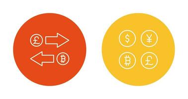 Exchange and Currency  Icon vector